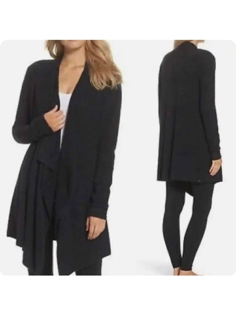 BAREFOOT DREAMS Bamboo Chic Lite Calypso Wrap Cardigan Sweater